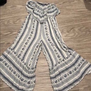 Boho jumpsuit wide leg American Eagle- like new.